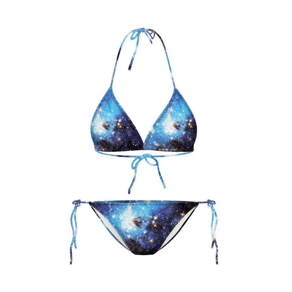 Blue Galaxy Bikini swimsuit SD00613