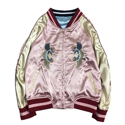 Japanese Okinawa Tiger Embroidery Baseball Jacket SD01386