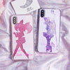 Sailor Moon Chibi Moon Saturn Usagi Liquid Glitter Stars Phone Case SD1821