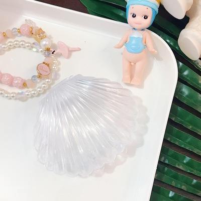 Harajuku transparent seashell jelewery box SD02160