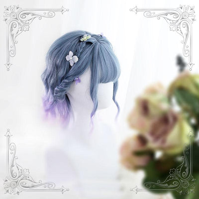 Japanese Harajuku Gradient Blue Violet Wig SD02286