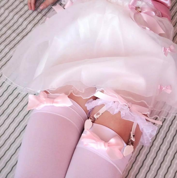 Sexy Lace Bow Garter Clip Leg Collar SD01917