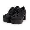 Black Hollow Stars Lolita High Platform Shoes SD00047