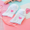 Heart Embroidered High Socks SD00284