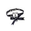 Harajuku Japanese Cat Face Bowknot Collar Choker SD02094