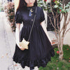 Japanese harajuku lolita black dress SD00818