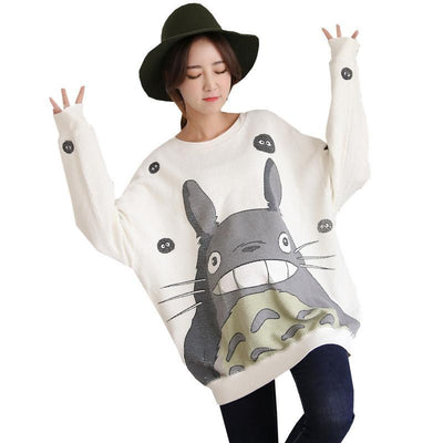 My Neighbor Totoro Anime Loose Long-sleeved Sweater SD02055