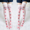 Japanese Harajuku Kawaii Strawberry Bow Knee Socks Tights SD02378