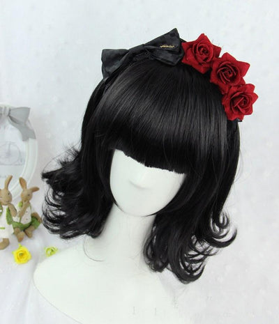 Harajuku Natural Black Short Wig SD00721