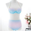 Pastel Mermaid Sea Shell (seashell) Bikini 2 Piece Swimsuit (swim suit) SD00630