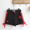 Japanese Summer Heart Button Shorts SD01681