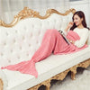 Mermaid Tail Wool Knitted Blanket SD00531