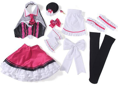 Fate/Grand Order Valentine's Day Chocolate Maid Tohsaka Rin Cosplay SD00301﻿