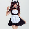 Black and White Ruffle Maid Dress SD00417