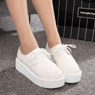 White Platform Creepers Shoes Ver.1 SD00166