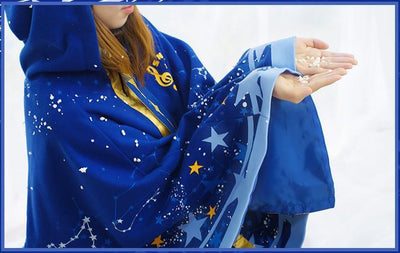 Hatsune Miku Star Printed Hooded Cape Cloak SD01864