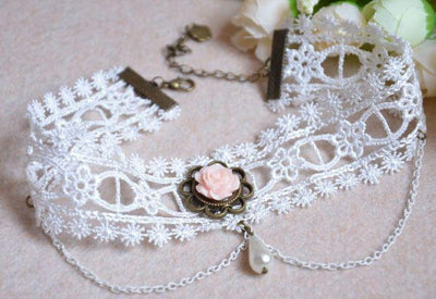 Daisy Pearl Rose Collar SD00221