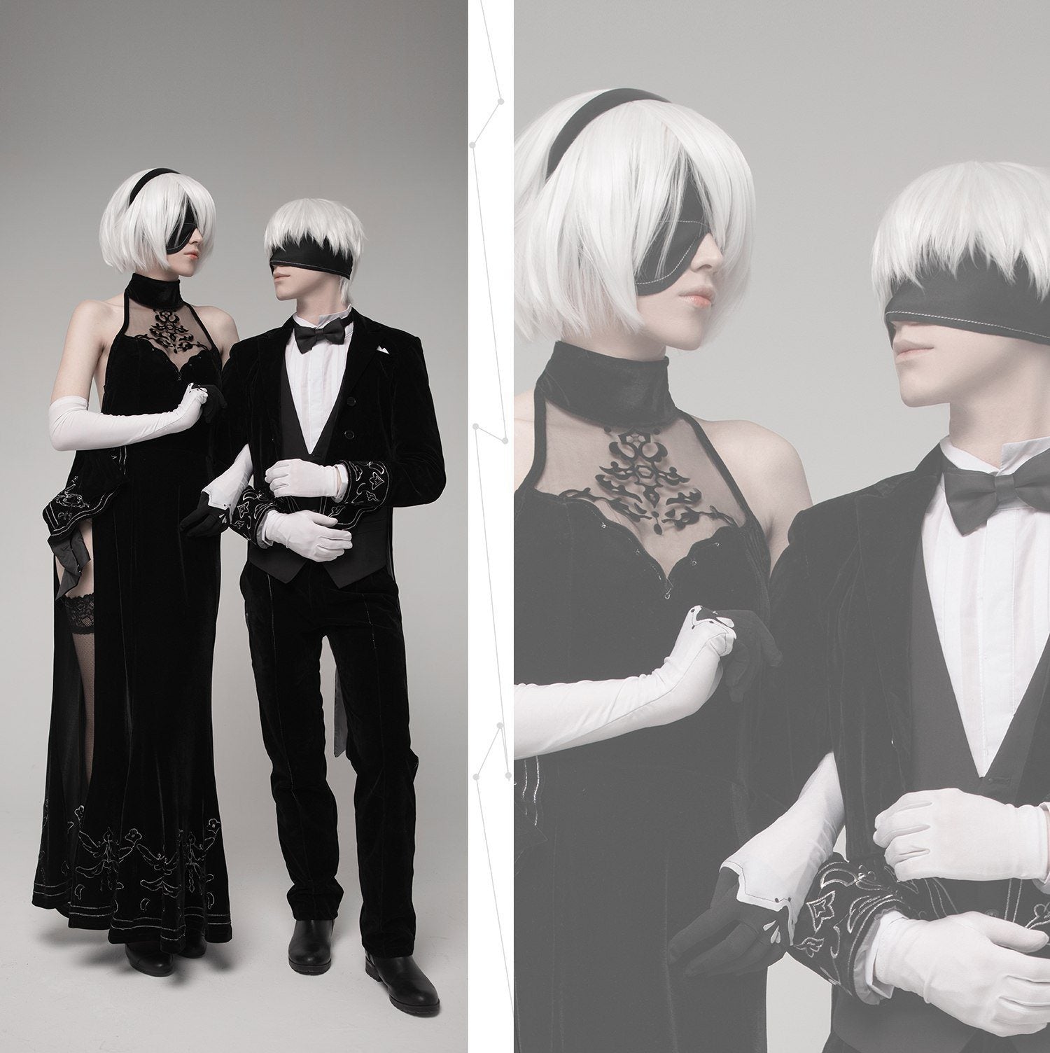 NieR: Automata 2B sexy night dress cosplay SD02496 - kawaiistore2