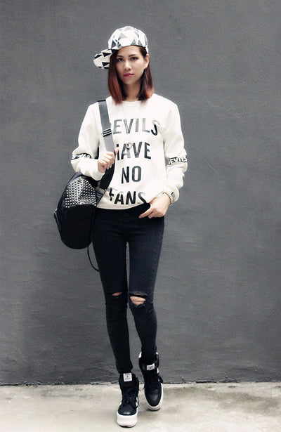 Harajuku Street Devils Have No Fans Sweater SD01982