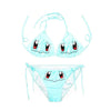 Pokemon bulbasaur Bikini swimsuit SD00609