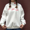 Harajuku Girl Girl Girl Embroidered Sweater SD01656