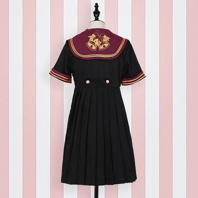 Japanese Sweet Bow Tie 1 Piece School Uniform Dress SD01280