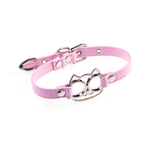 Harajuku Japanese Cat Face Bowknot Collar Choker SD02094