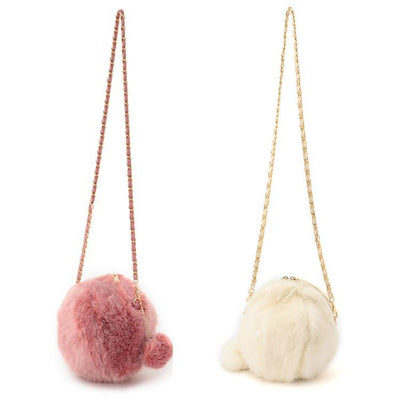 Japanese Harajuku Fluffy Fur Ball Shoulder Bag SD02328