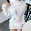 Korean Cute bunny Fur Ball Sweater Dress SD01564