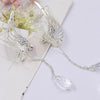 Japanese Harajuku Angel Wing Crystal Earrings SD02371