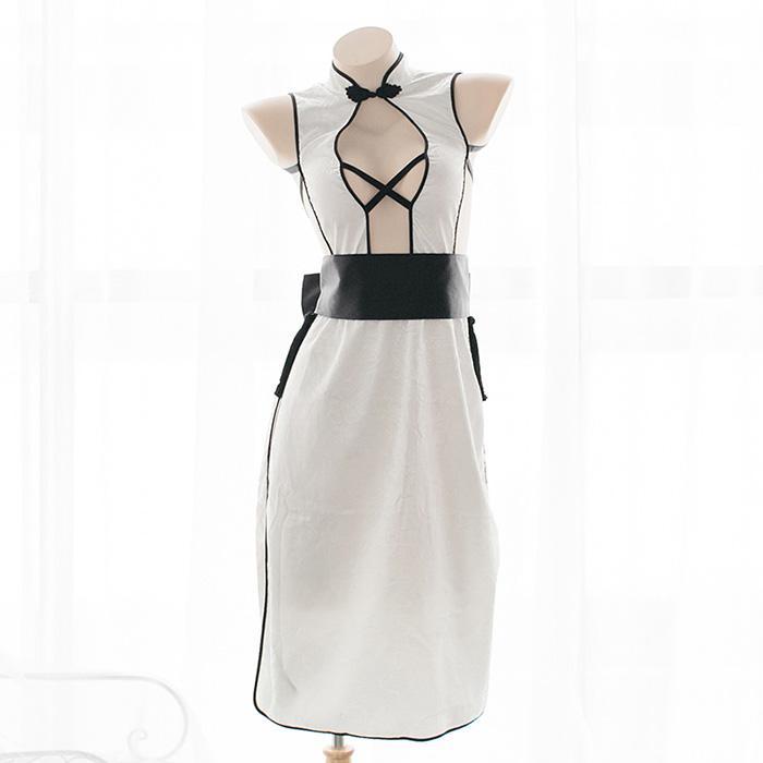 Cheongsam Sexy Pentagram Bow Dress SD01471