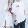 Couple Heart Beat T-shirt Dress SD01877