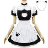 Kawaii Kitty Cat Hollow Chest Keyhole Maiden Costume Dress SD02080