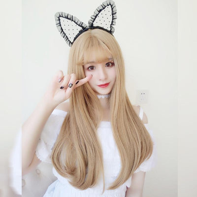 Harajuku Long Straight Blond Wig SD00642