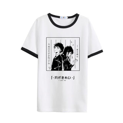 Japanese anime couple love t-shirt SD00780