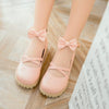 Lolita Bow Flat Leather Shoes SD00120