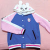 Overwatch D.VA DVA Bunny Hoodie Baseball Jacket SD01462