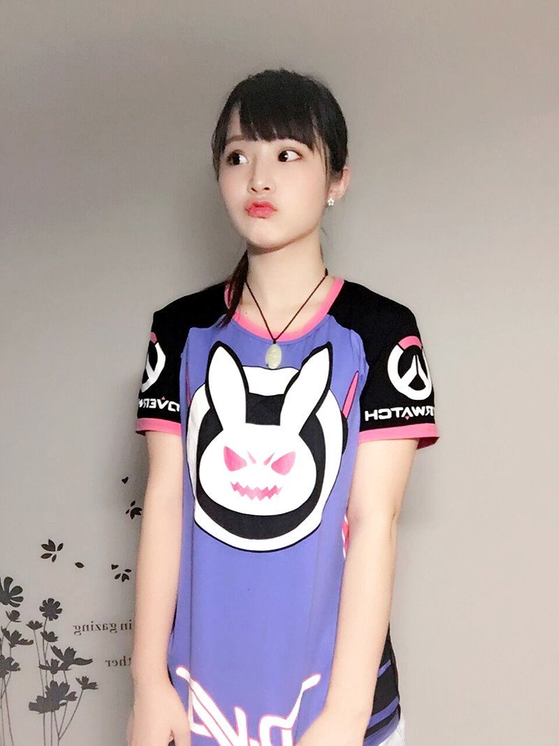 Overwatch D.Va DVA Rabbit Bunny T-shirt Ver.2 SD02133