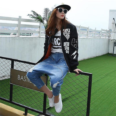 Korean loose baggy denim pants SD02494