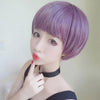 Harajuku Short Gradient Purple Wig SD00698