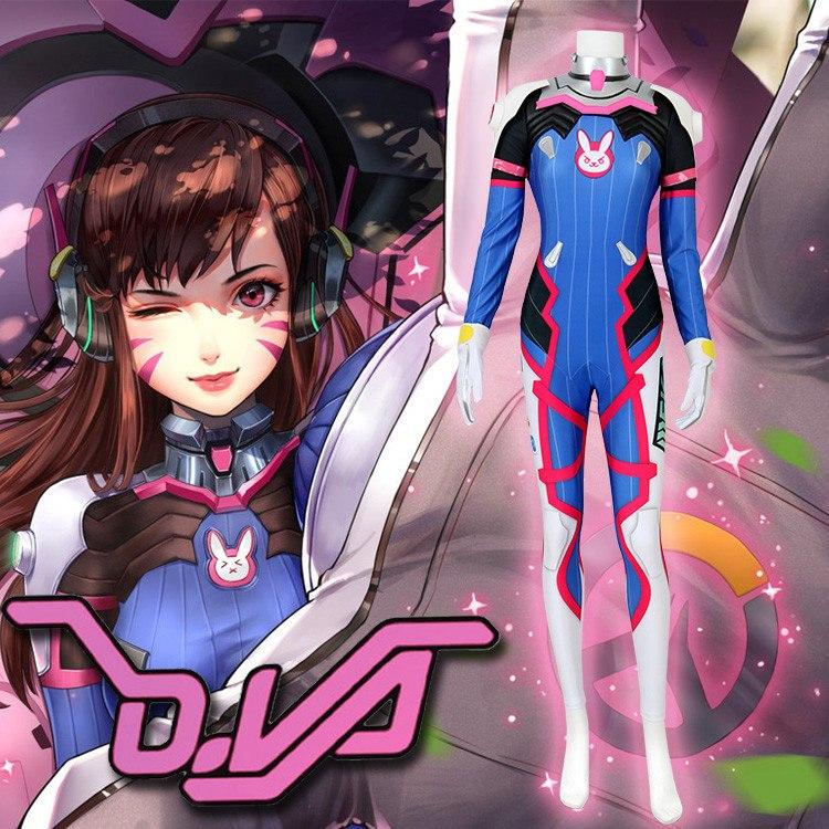 Overwatch D.VA DVA High Quality Cosplay Costume SD01458