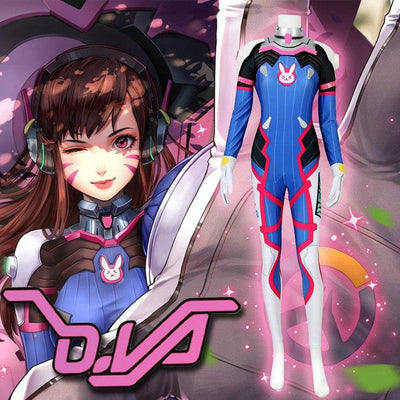 Overwatch D.VA DVA High Quality Cosplay Costume SD01458