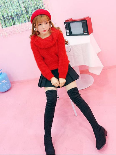 Knitted Turtle Neck Sweater SD00422