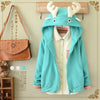 Winter Warm Antlers hooded Cardigan Sweater SD01361