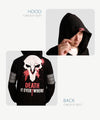 Overwatch Reaper death is every were zipper hoodie sweater SD01110