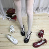 Japanese Lolita Cross Wing Strap Heel Shoes SD01941