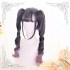 Harajuku lolita gradient purple pink long wig SD01049