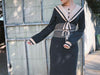 Japanese Sailor Grey Thin Waist Dress SD01348