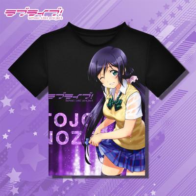 Anime Love Live Printed Black T-Shirt SD02053