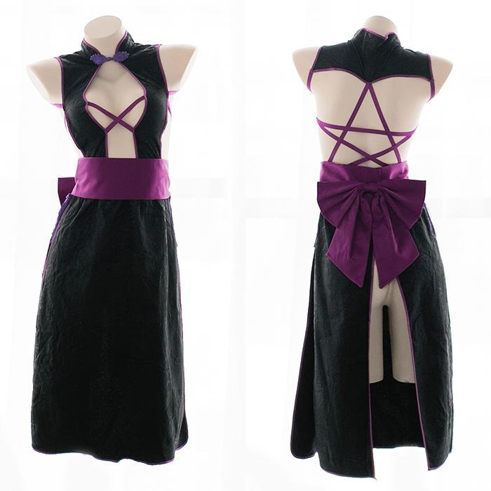 Cheongsam Sexy Pentagram Bow Dress SD01471